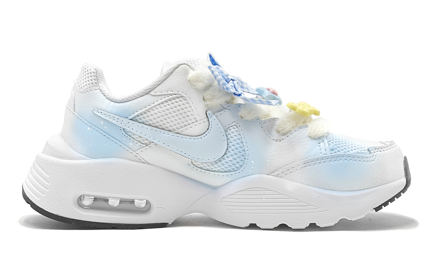 Nike Air Max Fusion Abrasion Resistant Abrasion Resistant Low top Running Shoes Women’s Blue White