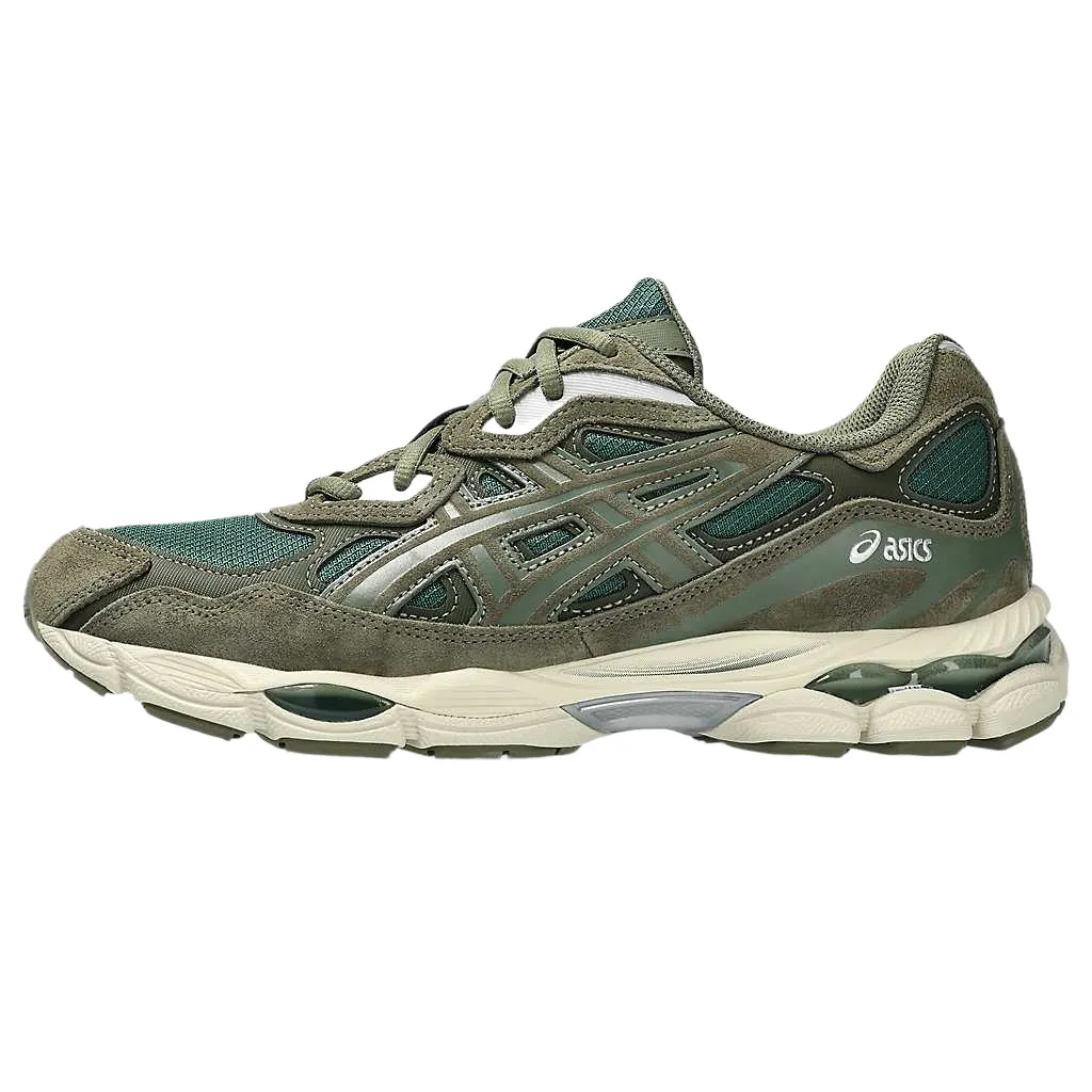 ASICS GEL NYC Artificial Leather, Leather Breathable Low top Casual Running Shoes Unisex