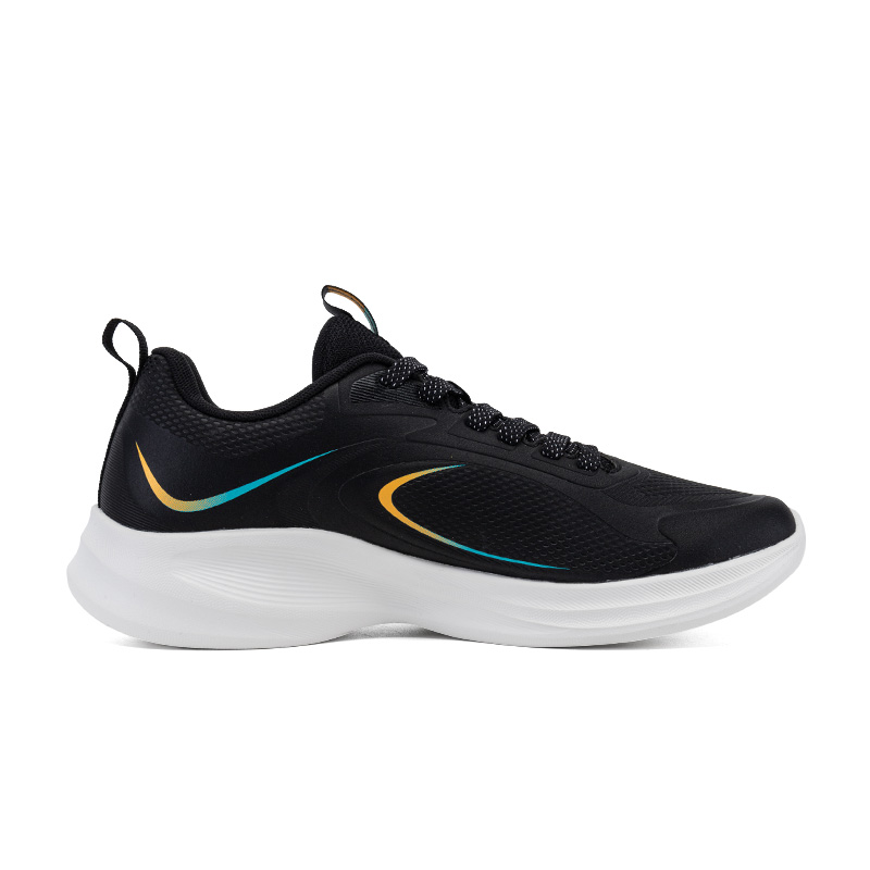 XTEP Casual Cushioning Abrasion Resistant Breathable Low top Running Shoes Men’s Black