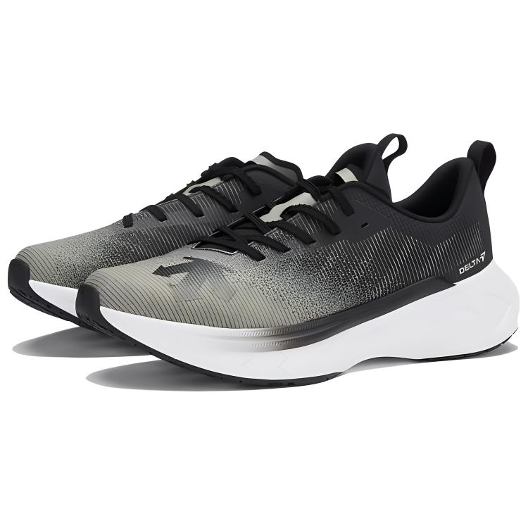 DESCENTE DELTA Cushioning Abrasion Resistant Breathable Low top Running Shoes Men’s Dark Gray