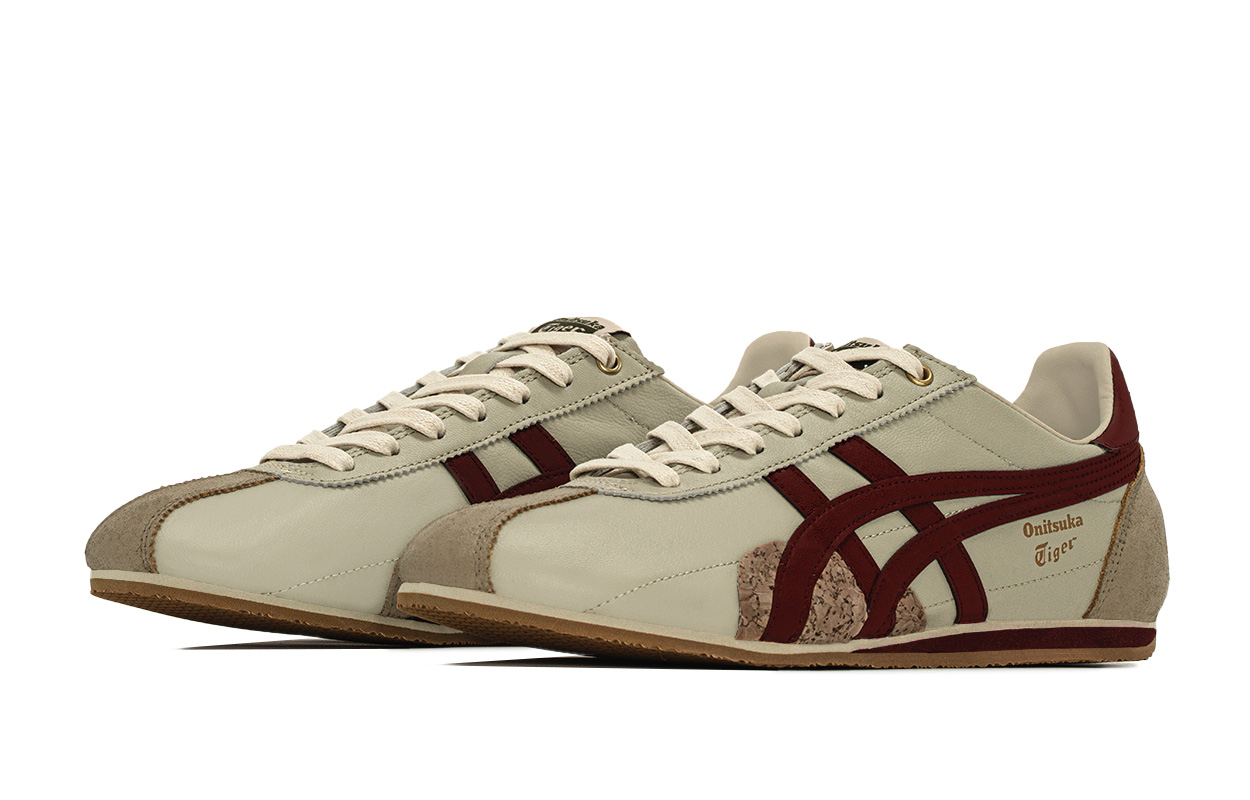 Onitsuka Tiger Runspark Cushioning Lightweight Cushioning Lightweight Low top Running Shoes Unisex White Red
