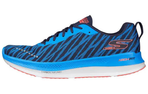 Skechers Running Shoes Men's Low Top Blue