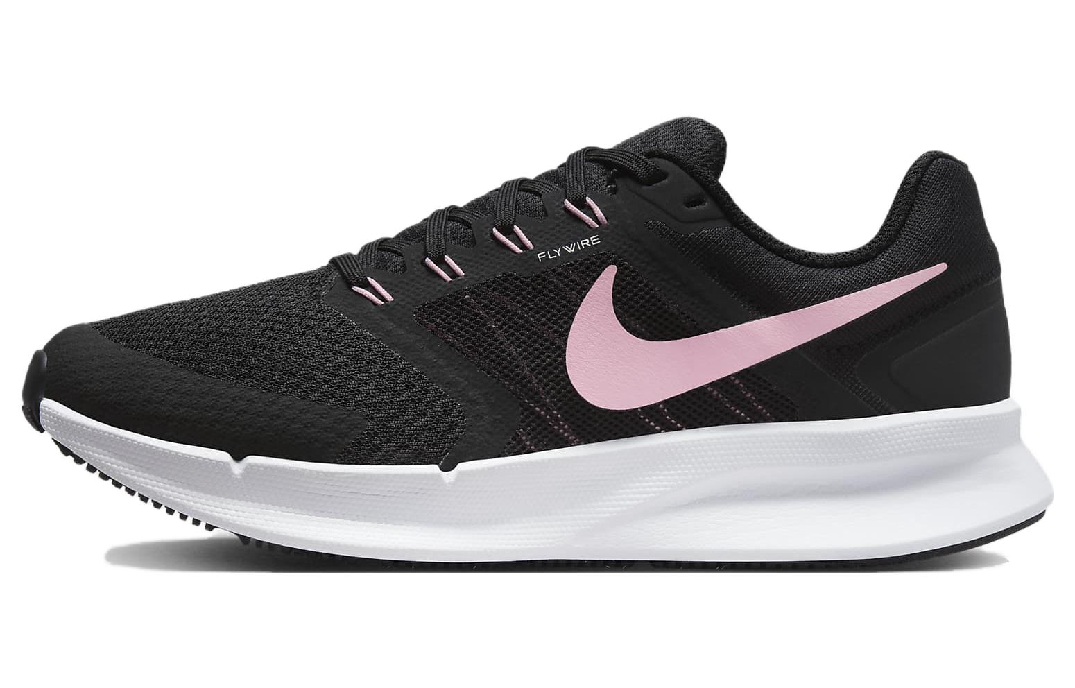 Nike Run Swift 3 Cushioning Abrasion Resistant Cushioning, Wear Resistant Low top Running Shoes Women's Black Pink