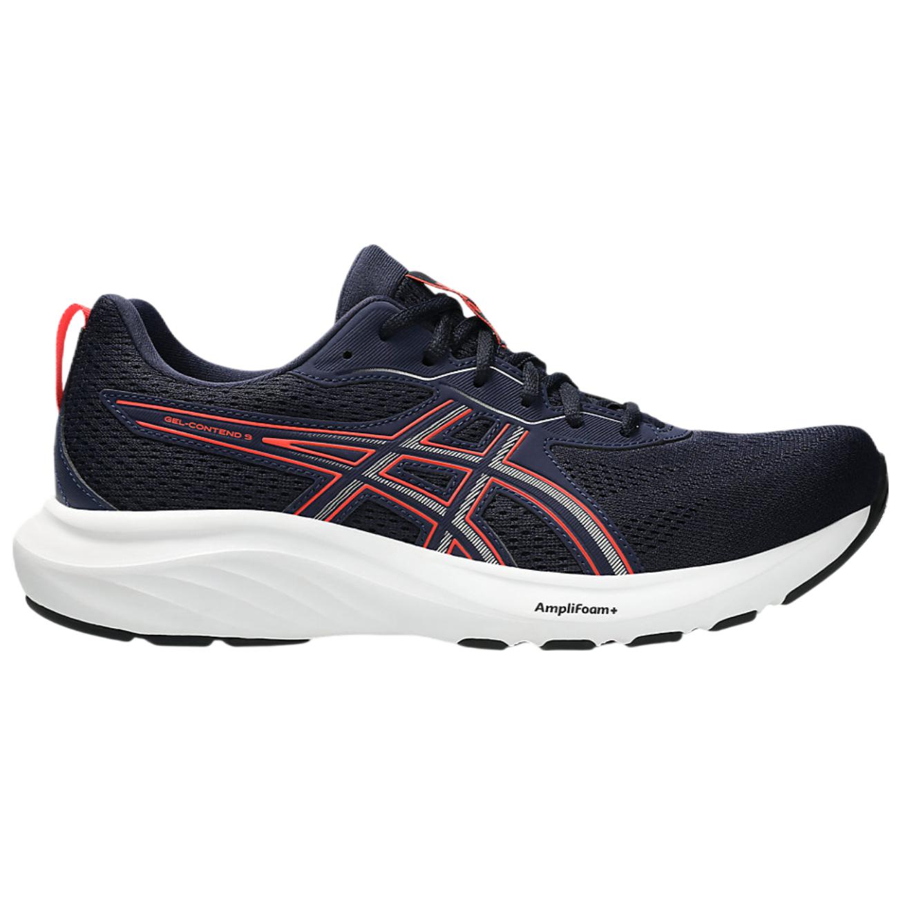 Asics GEL CONTEND 9 Abrasion Resistant Support Low top Marathon Running Shoes Unisex Blue
