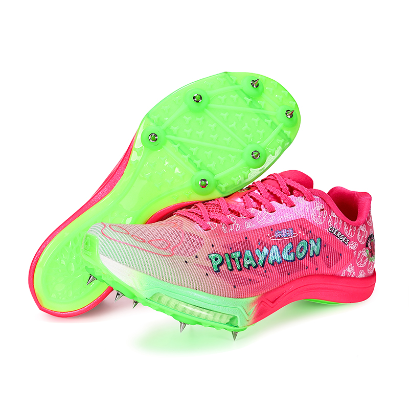 CIERSES x HUOGUOLONG Training Sprint Physical Fitness Test & Exam Racing Running Shoes Unisex Dragon Fruit
