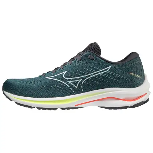 Mizuno Wave Rider 25 Comfortable And Lightweight Slip Resistant, Abrasion Resistant, Rebound