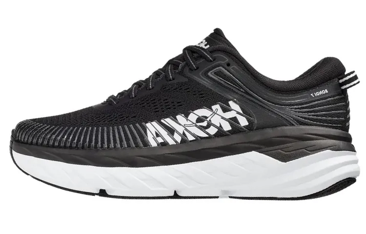 HOKA ONE ONE Bondi 7 Black White