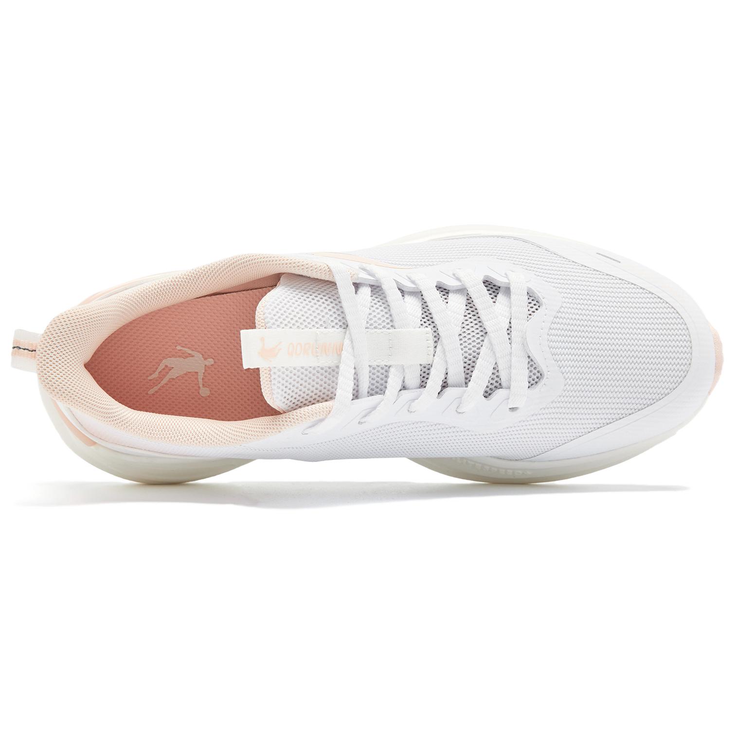 QIAODAN Cushioning Rebound Height Increasing Abrasion Resistant Breathable Low top Casual Training Sprint Running Shoes
