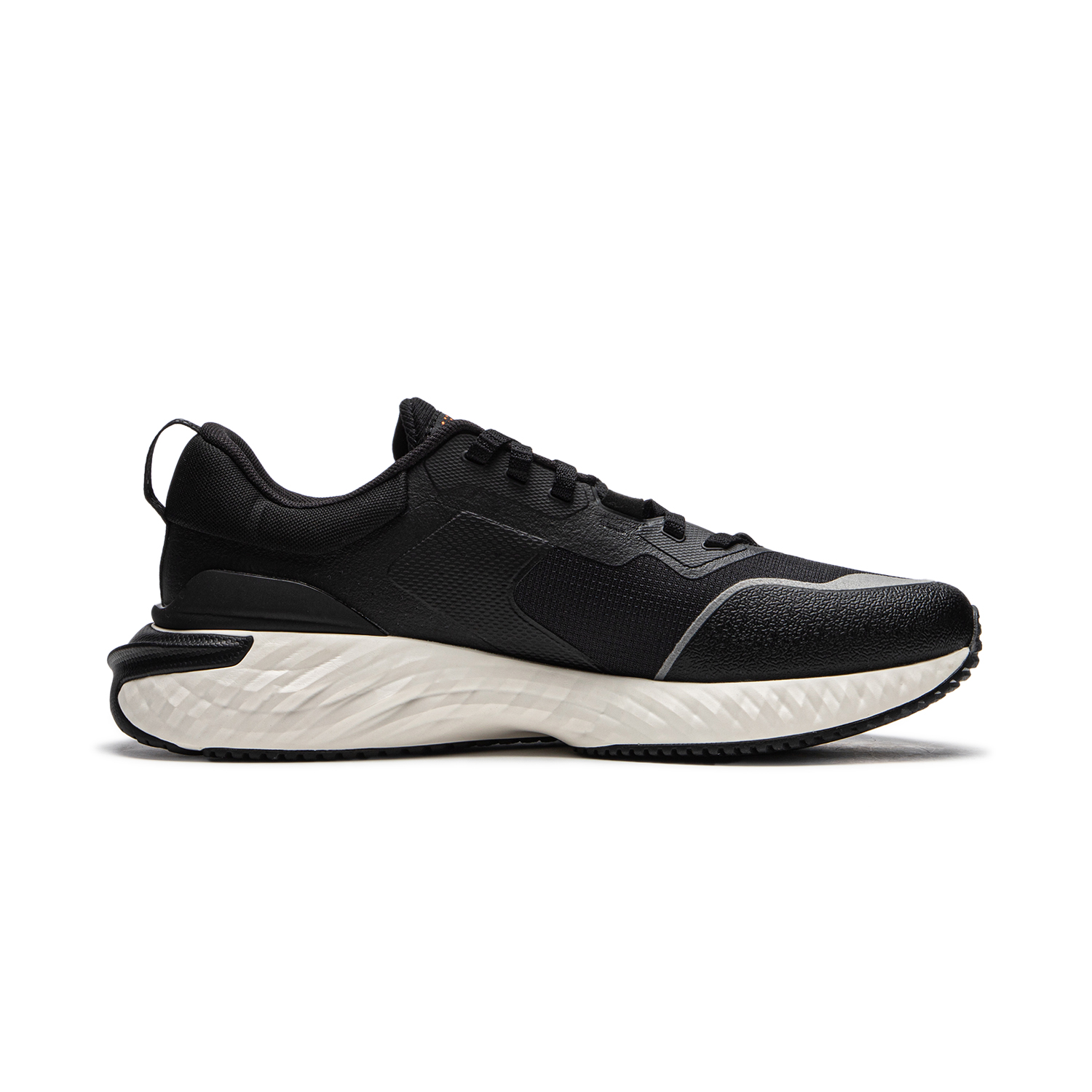 Li Ning Cloud Shield Synthetic Leather Low top Running Shoes Men’s Black White