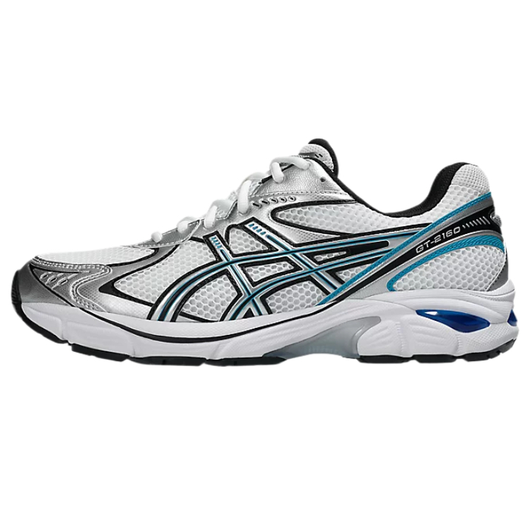Asics GT 2160 Abrasion Resistant Low top Running Shoes Unisex Silver