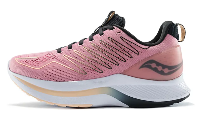 Saucony Endorphin Shift Abrasion Resistant Breathable Low top Running Shoes Women's Pink Black