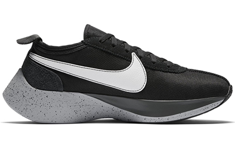 Мужские кроссовки Nike Moon Racer Black Wolf Grey (черно-серые) — Чёрный / белый / серый — фото 2