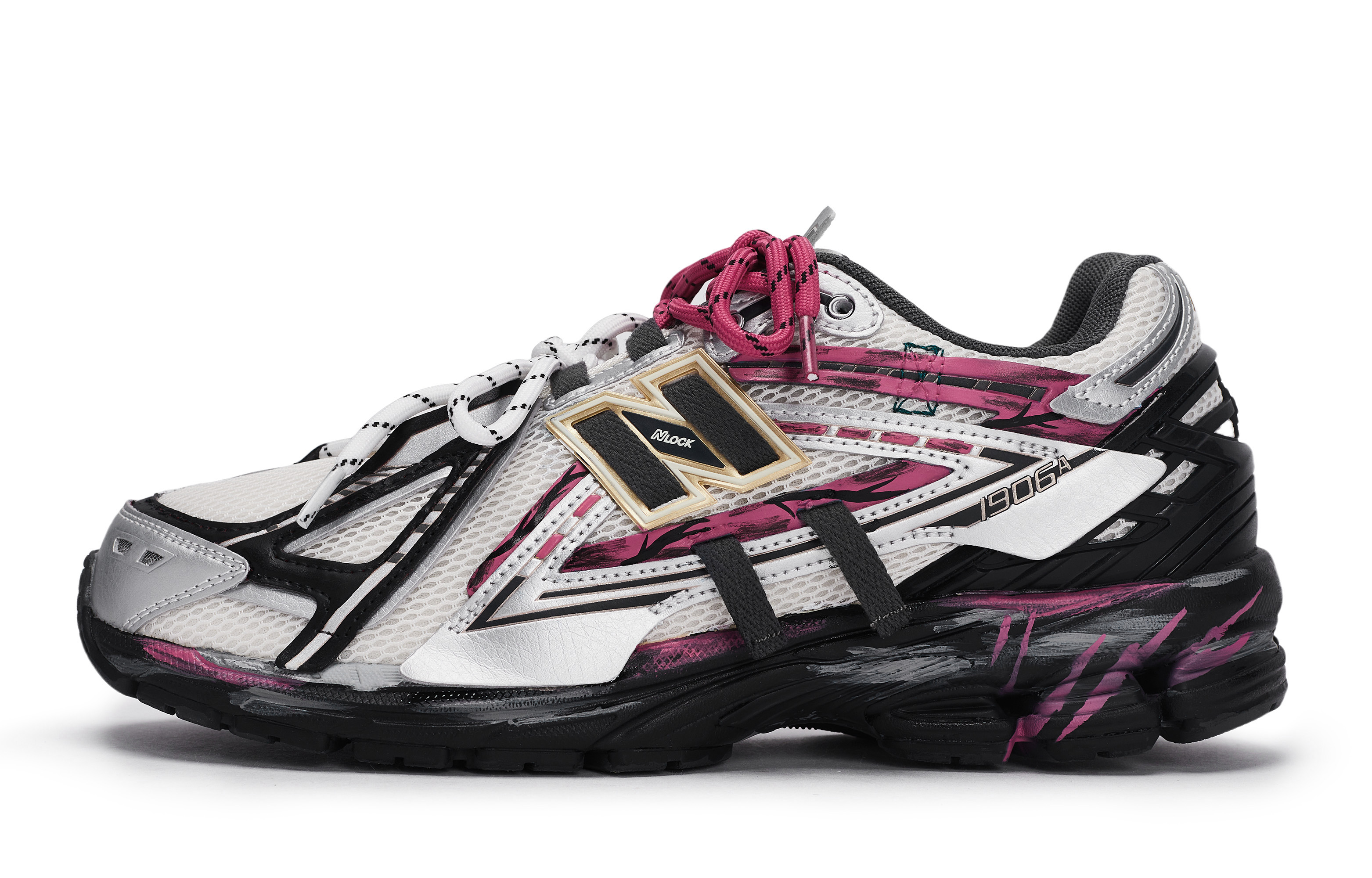 New Balance 1906 Abrasion Resistant Abrasion Resistant Low top Running Shoes Men’s Fuchsia Silver