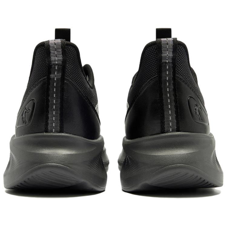 QIAODAN Cushioning, Wear Resistant Low top Casual Running Shoes Men’s Gray Black