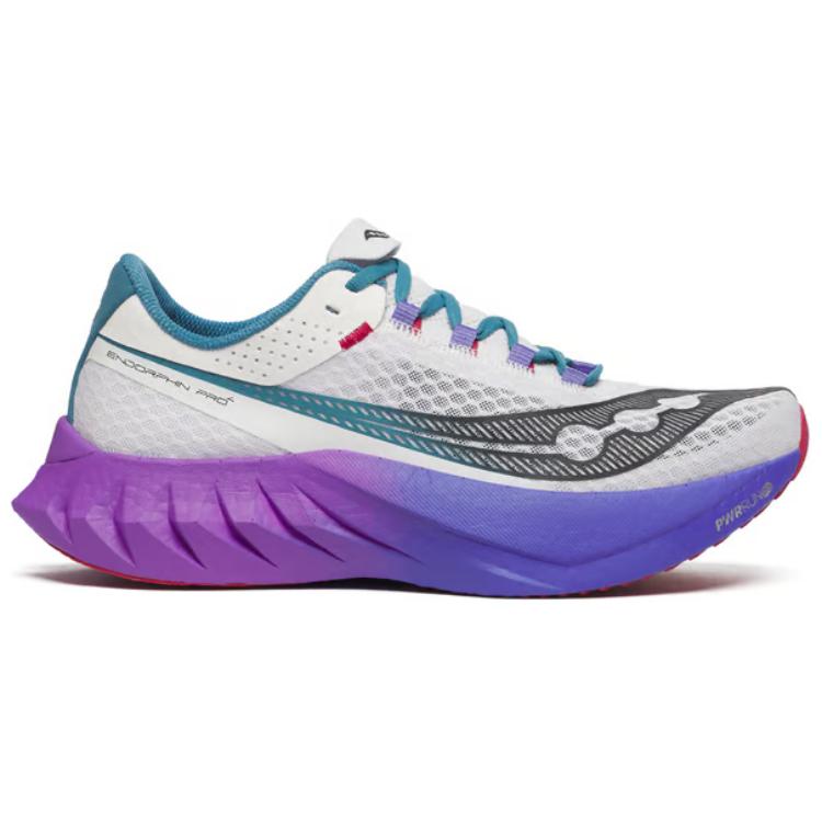 Saucony Endorphin Pro Peng 4 Mesh Low top Running Shoes Men’s White Purple
