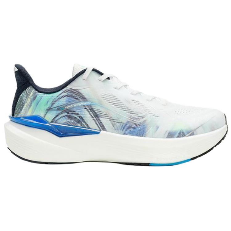QIAODAN Cushioning Lightweight Low top Casual Running Shoes Men’s White Blue