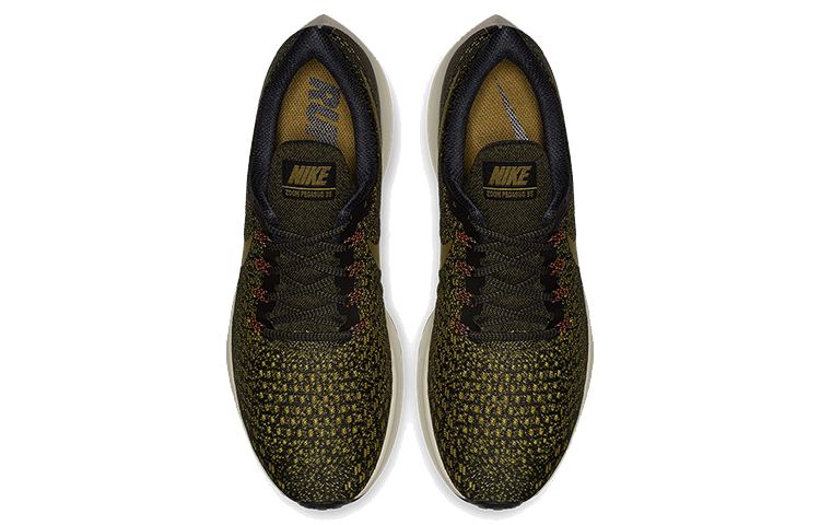 Мужские кроссовки Nike Pegasus 35 (темно-зеленые) — фото 4