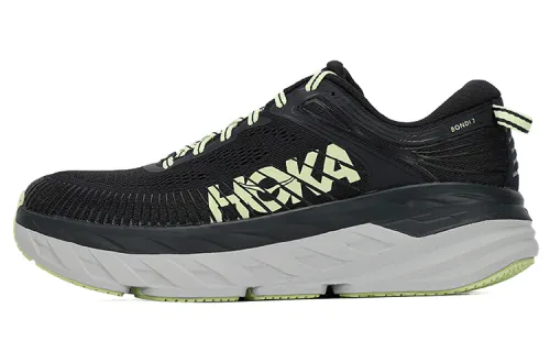 HOKA ONE ONE Bondi 7 Breathable Fabric Cushioning Slip Resistant Abrasion Resistant Breathable Lightweight Low top