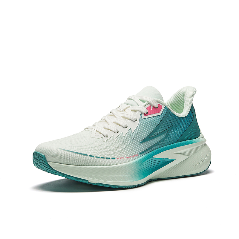 Anta Pentium Cushioning Abrasion Resistant Lightweight Low top Running Shoes Women’s Cool Green