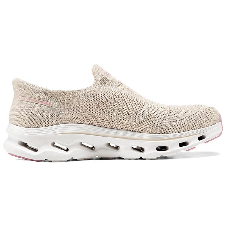 Skechers Women’s GO WALK Fabric Abrasion Resistant Low top Casual Shoes Women’s Pink
