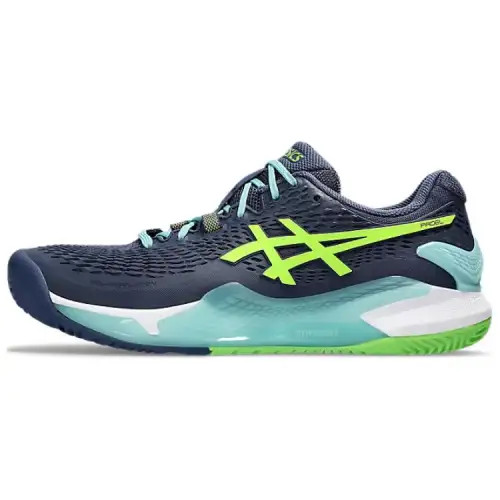 ASICS Gel Resolution 9 Padel Thunder Blue Electric Lime