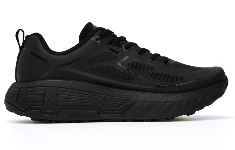 R2 REALRUN Trail Running Cushioning Slip Resistant Abrasion Resistant Low top Running Shoes Unisex Black