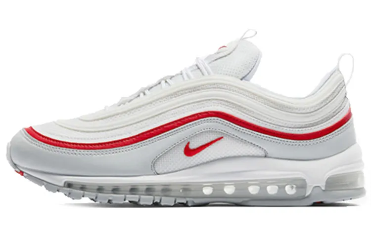 Nike Air Max 97 White Pure Platinum University Red