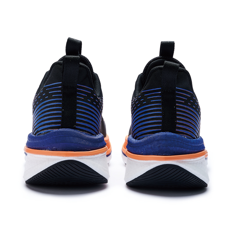 FINEPLAN Cushioning Breathable Low top True Popcorn Midsole Running Shoes Unisex Black Blue Orange
