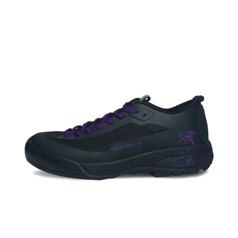 Arc'teryx Konseal Lt Slip Resistant Abrasion Resistant Low top Running Shoes Unisex Black Purple