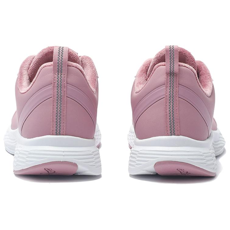 QIAODAN Slip Resistant Abrasion Resistant Low top Casual Running Shoes Women’s Light Purple Pink