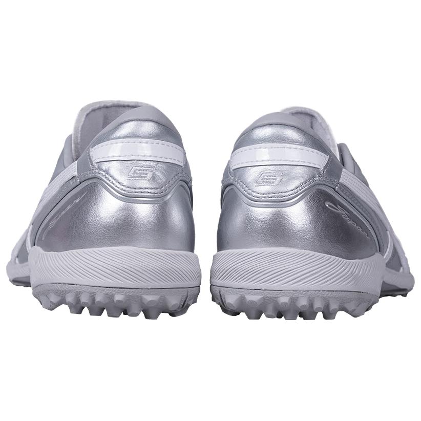 ASICS C3 TF Turf Artificial Turf Abrasion Resistant Soccer Shoes Unisex Silver