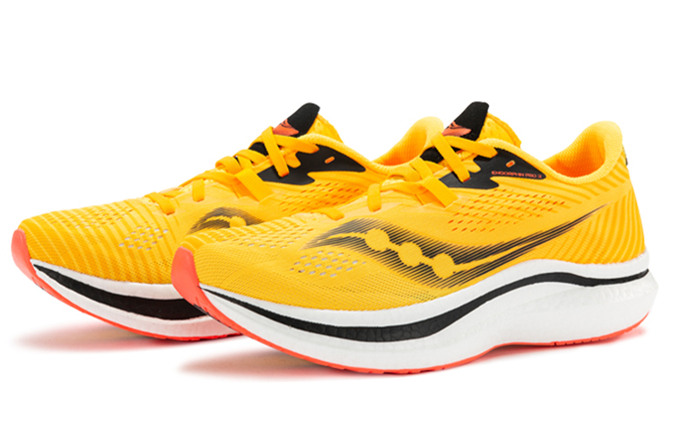 Saucony Endorphin Pro 2 ViZigold ViZired Yellow