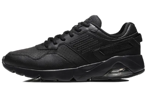 Li Ning Synthetic Leather Cushioning Slip Resistant Abrasion Resistant Breathable Lightweight Low top Running Shoes