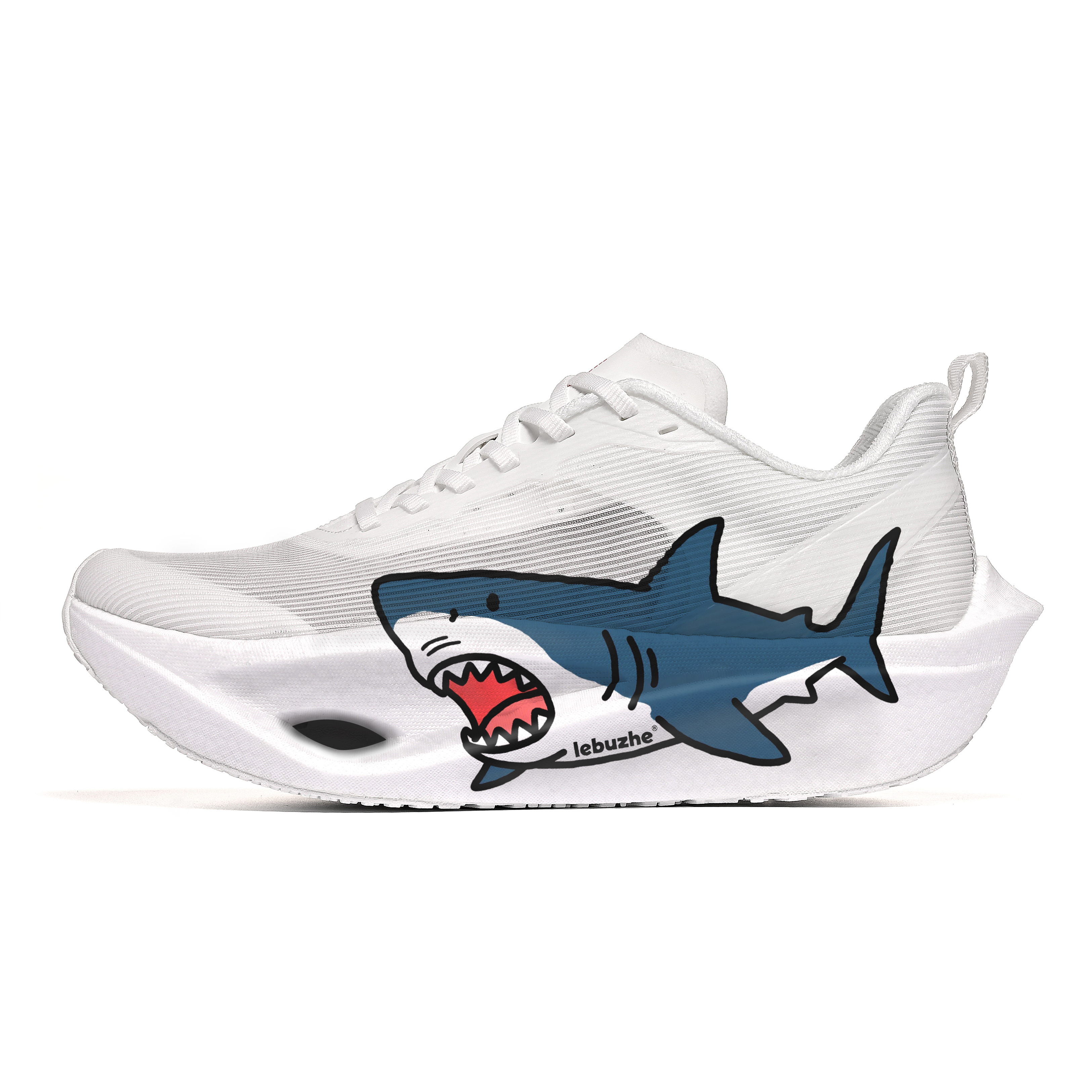 LEBUZHE Cushioning Rebound Lightweight Breathable Low top Physical Fitness Test & Exam Training Marathon Running Shoes