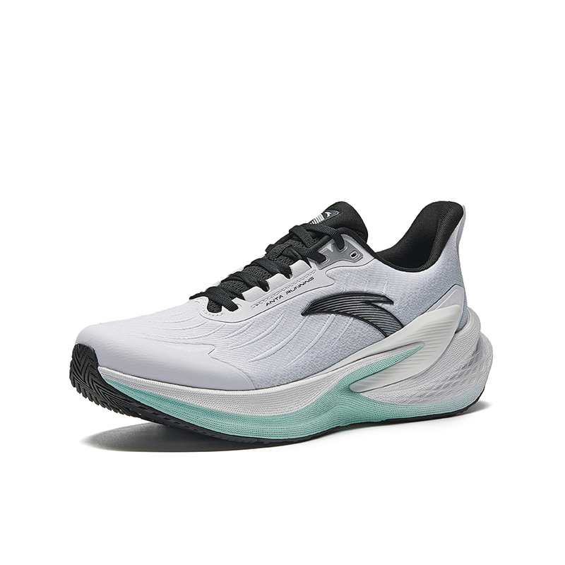 Anta CC 2 Slip Resistant Abrasion Resistant Low top Sprint Running Shoes Men’s Gray Black