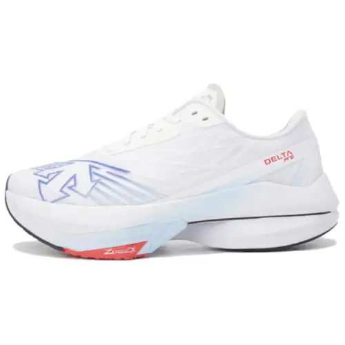 DESCENTE Cushioning Slip Resistant Abrasion Resistant Breathable Casual Running Shoes Unisex White Blue Red