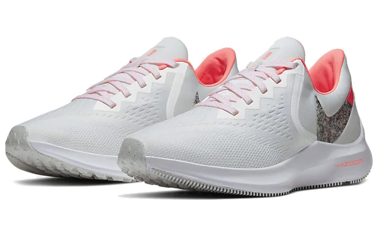 Женские кроссовки Nike Zoom Winflo 6 (белые) — Белый — фото 3