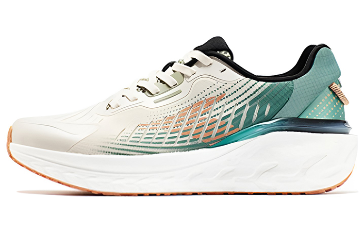 361° BOUND AIR 2.0 Slip Resistant Abrasion Resistant Cushioning Low top Running Shoes Men’s White Cyan