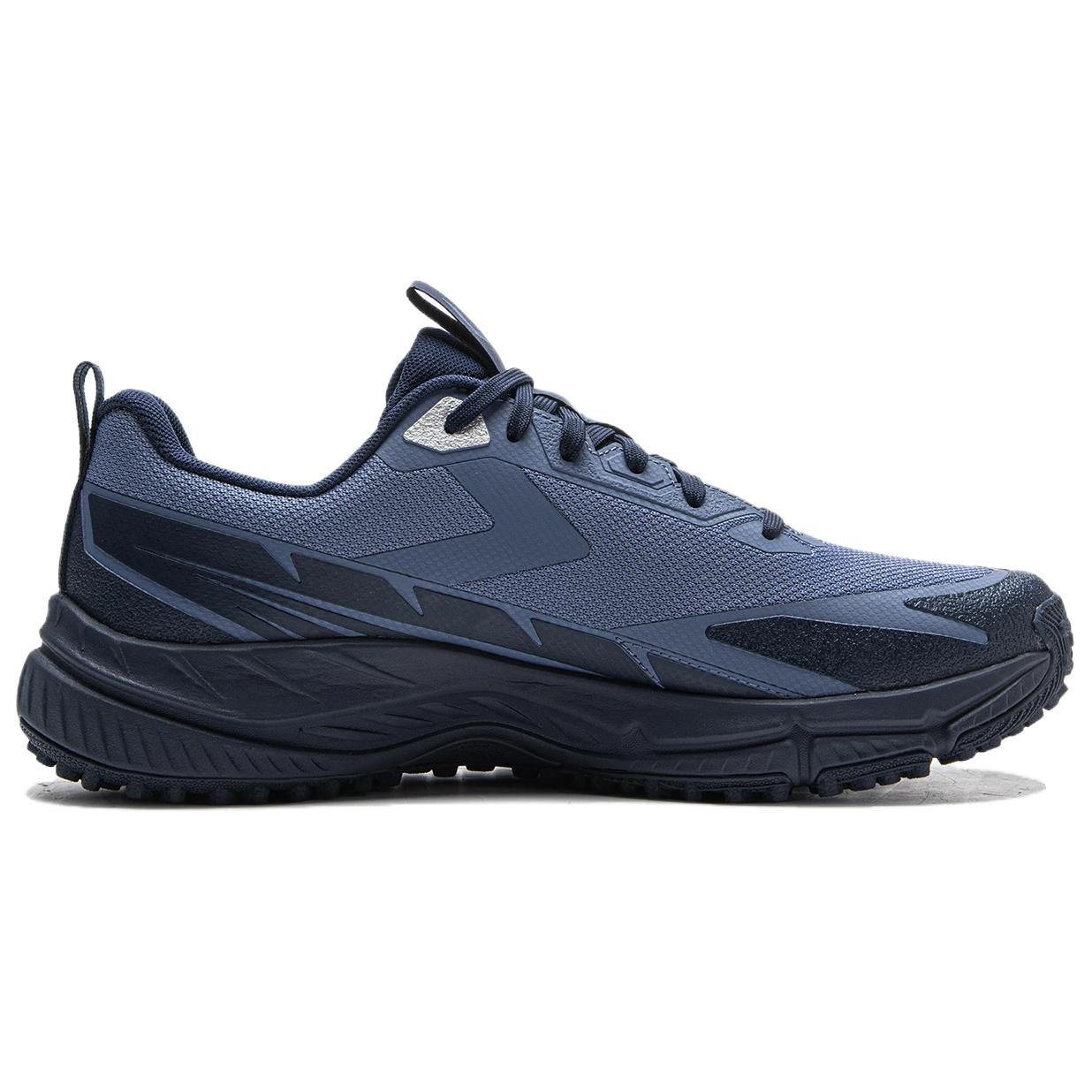 Li Ning Chasing wind Cushioning Slip Resistant Abrasion Resistant Coverage Low top Trail Running Shoes Men’s