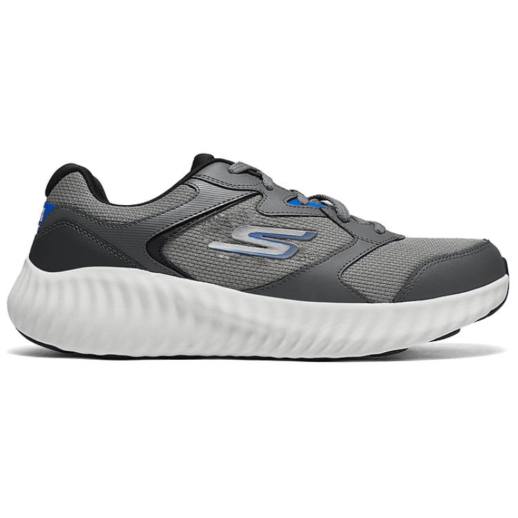 Skechers MEN’S GO Comfortable Synthetic Leather Abrasion Resistant Low top Running Shoes Men’s Gray