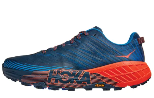 HOKA ONE ONE Speedgoat 4 'Majolica Blue Mandarin Red'