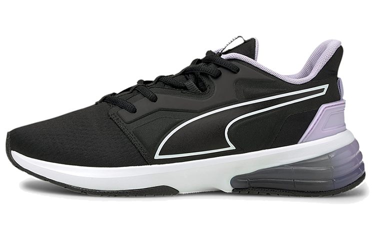 Женские кроссовки PUMA Lvl-up XT (черно-бело-фиолетовые) — фото 1