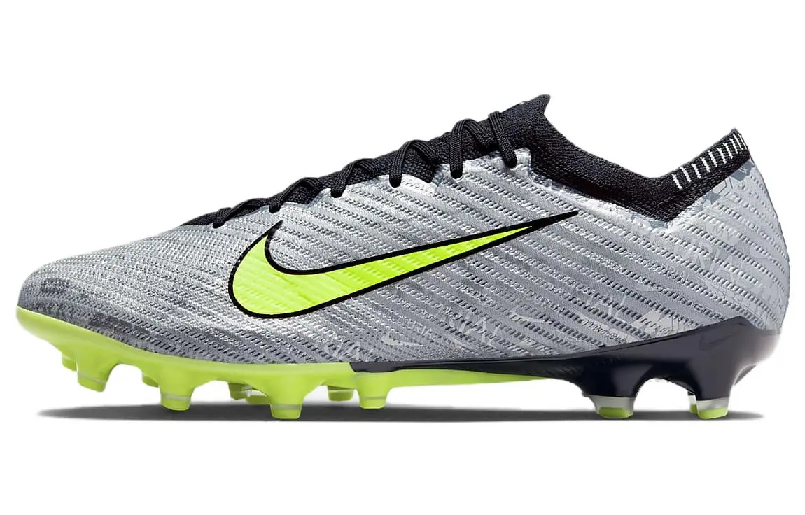 Nike Mercurial Vapor 15 AG Artificial Ground Artificial Turf Soccer Shoes Men's Silver Green