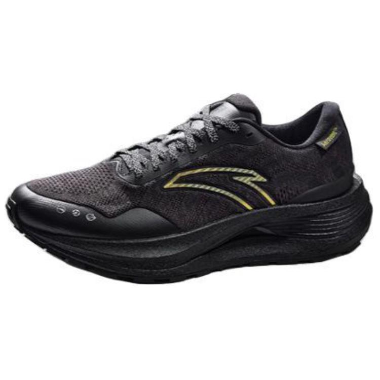 Anta Champion 3PRO Fabric Slip Resistant Abrasion Resistant Low top Running Shoes Men’s Black
