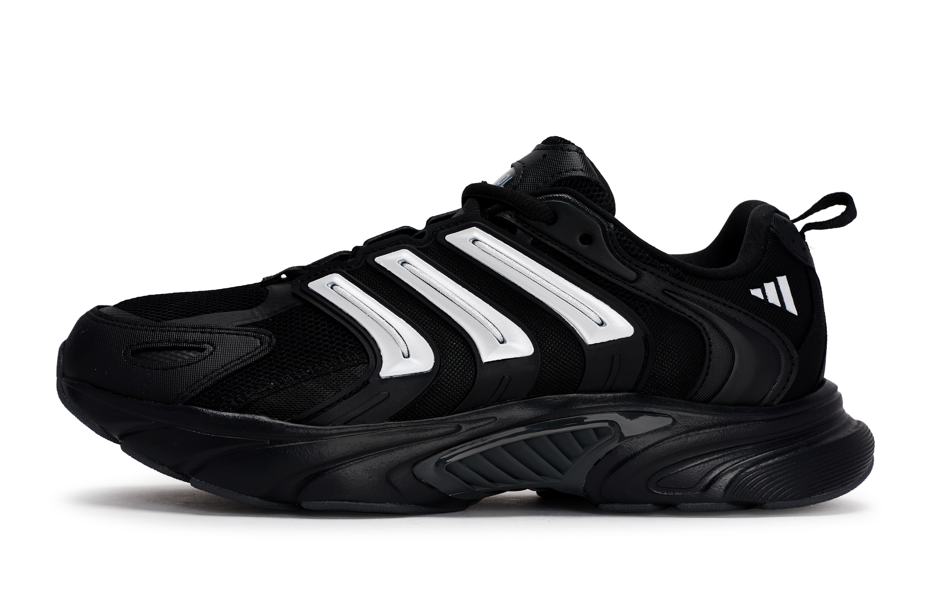 Adidas CLIMACOOL BOUNCE Slip Resistant Abrasion Resistant Low top Running Shoes Unisex Black Silver