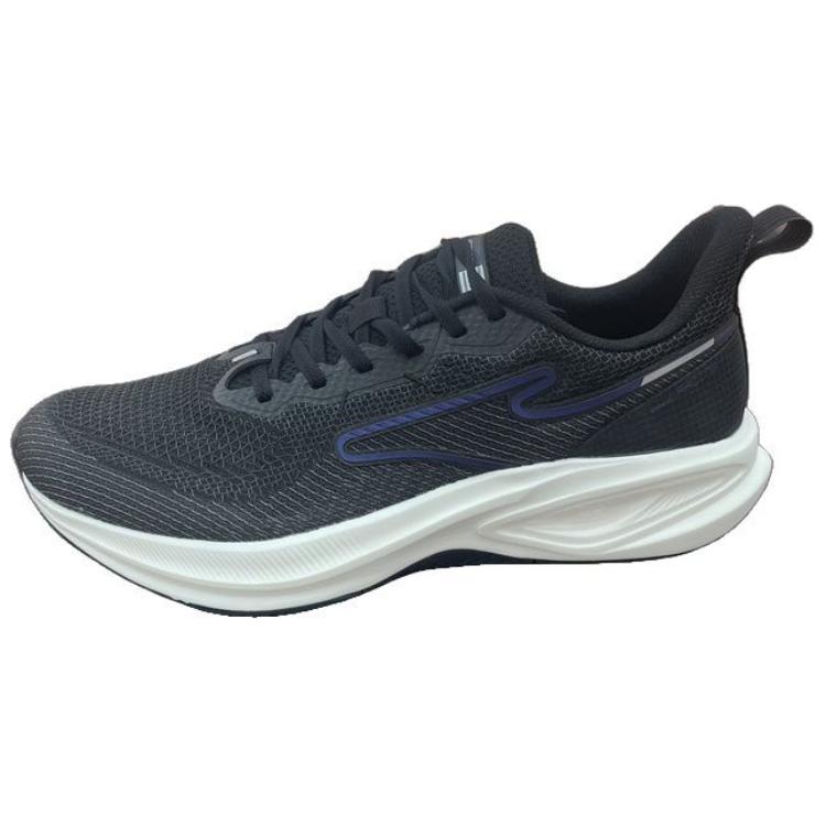 Erke Comfortable Cushioning Breathable Cushioning Breathable Low top Casual Running Shoes Men’s Black