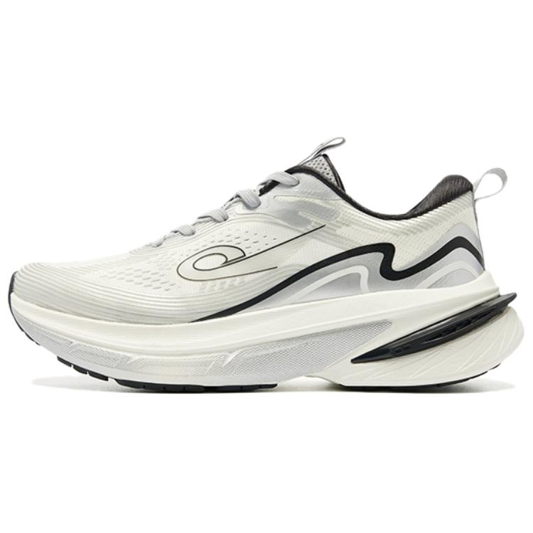 QIAODAN Cushioning Breathable Cushioning Breathable Low top Casual Running Shoes Women’s White Black