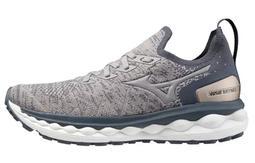 Mizuno SKY Wave Neo Professional Abrasion Resistant Slip Resistant Low top Running Shoes Women's Gray Blue