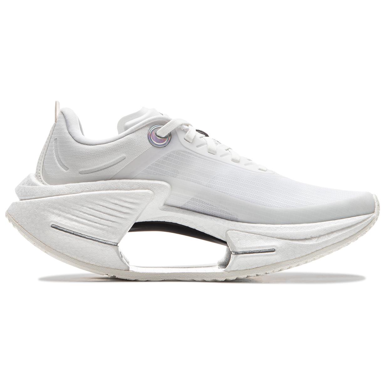 Li Ning Shadow 3 Essential Fabric Cushioning Support Rebound Low top Casual Running Shoes Women’s White
