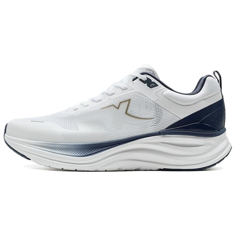 XTEP Cloud 1.0 Wrapping, Wear Resistant And Non Slip Low top Casual Running Shoes Men’s White Blue